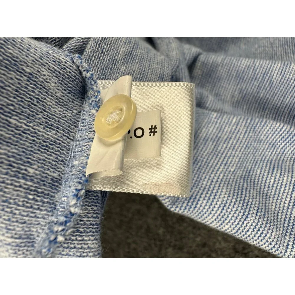 Jos A Bank Reserve Men's XXl Blue Heather‎ Polo Shirt Short Sleeve Soft Casual - Picture 7 of 7